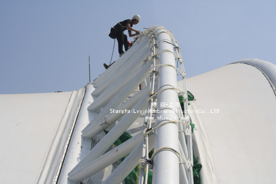 鋼網架結構分條分塊安裝檢驗